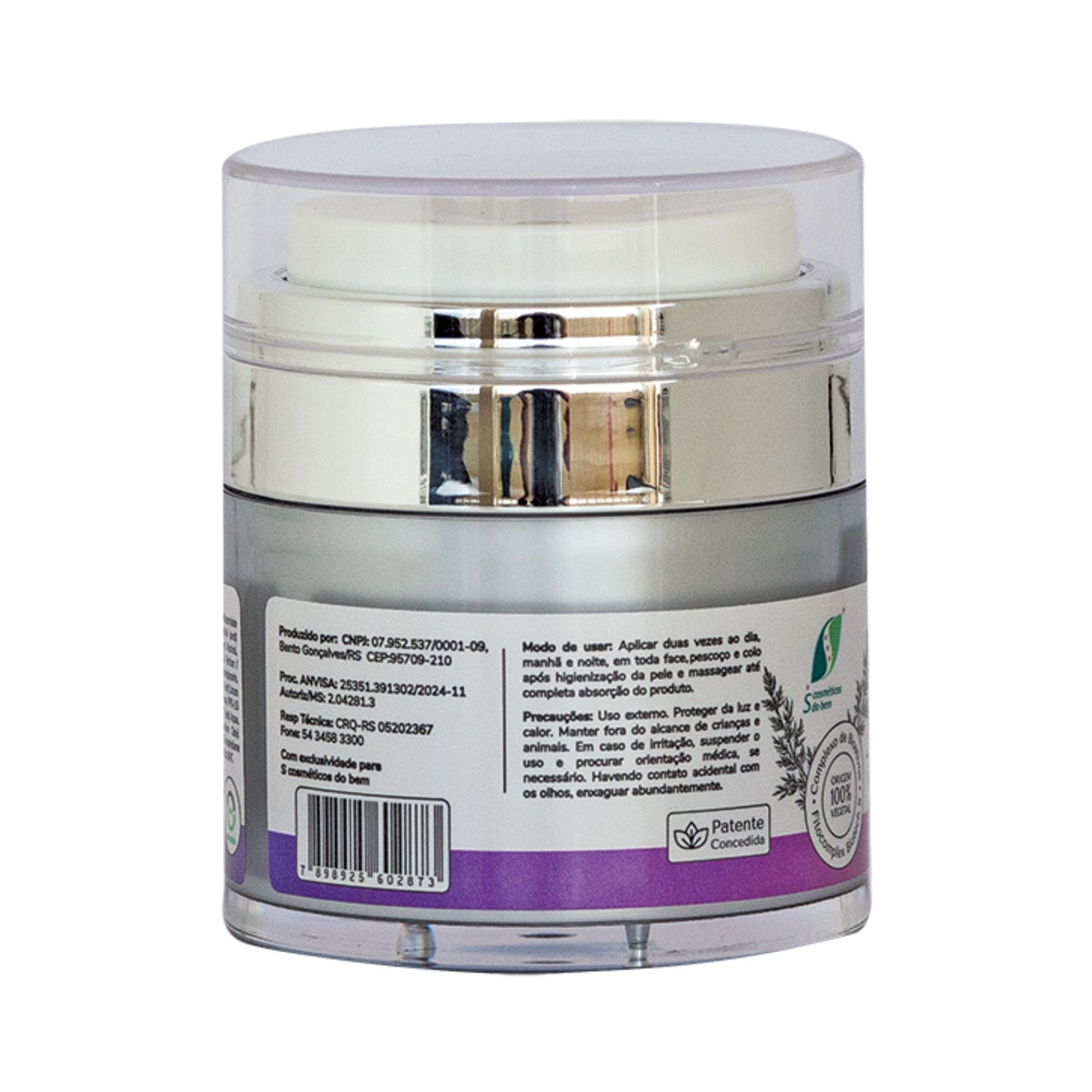 Creme Facial Pró-Idade com Nano Antioxidantes & Artemísia – Linha Biotech S