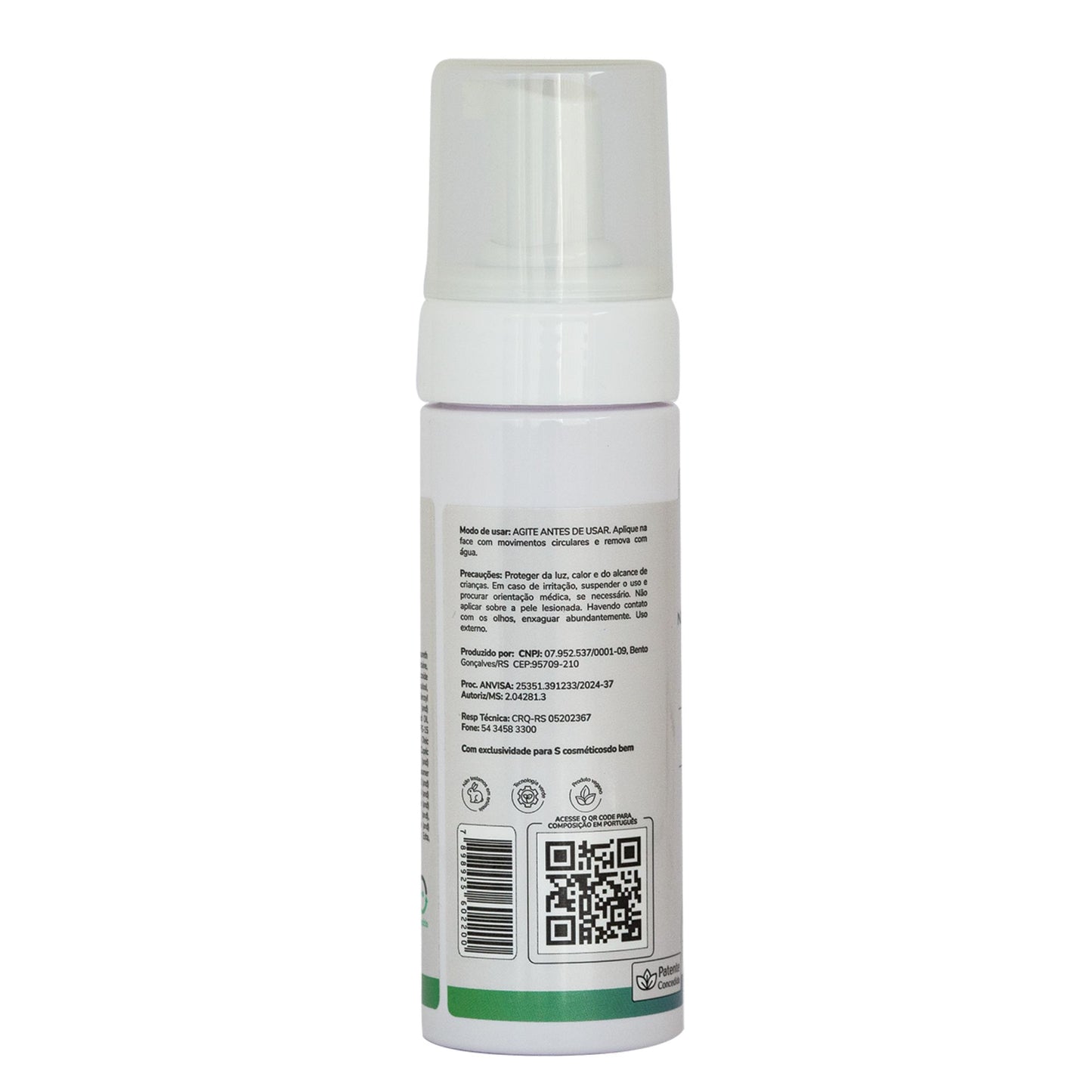 Espuma Facial Pró-Idade com Nano Antioxidantes & Artemísia – Linha Biotech S