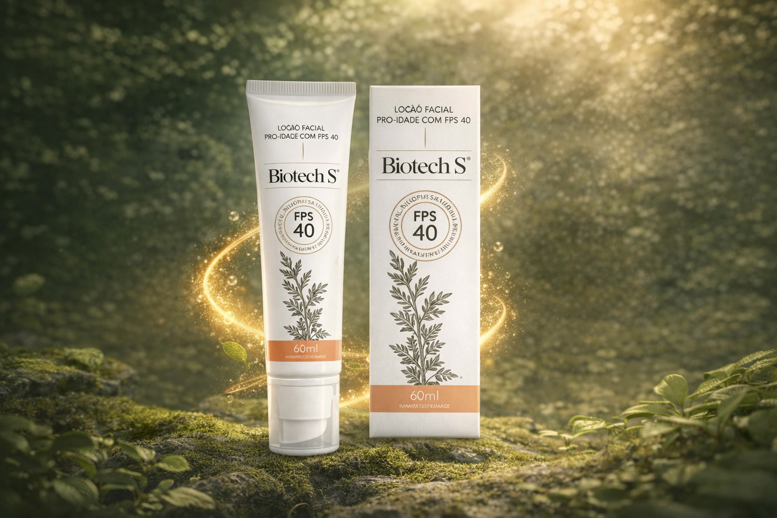 Loção Facial Pró-Idade com FPS 40: Proteção Solar Avançada e Tratamento Diário da Pele