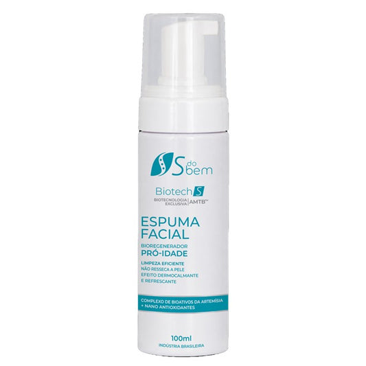 Espuma Facial Pró-Idade com Nano Antioxidantes & Artemísia – Linha Biotech S