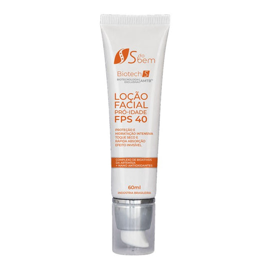 Loção Facial Pró-Idade com FPS 40 & Artemísia – Linha Biotech S