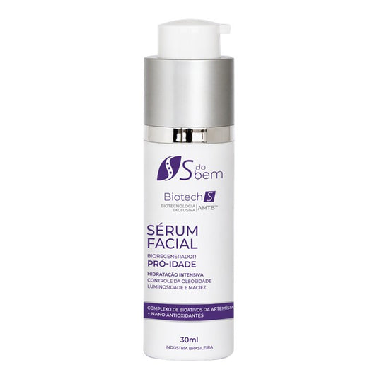 Sérum Facial Pró-Idade com Nano Antioxidantes & Artemísia – Linha Biotech S