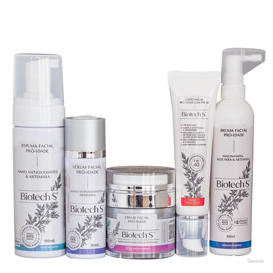 Kit - Tratamento Completo Pró-Idade Biotech S