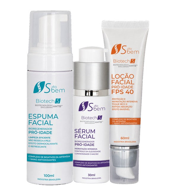 Kit Proteção & Renovação Pró Idade - Linha Biotech S