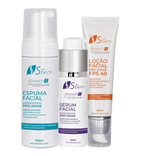 Kit Proteção & Renovação Pró Idade - Linha Biotech S